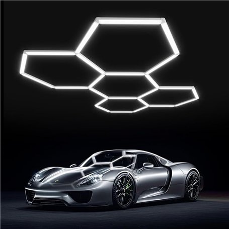 HJDSUDU Éclairage de Garage Hexagonal