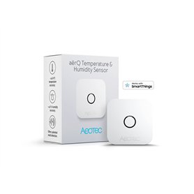 AEOTEC ZWA039 aërQ Capteur de température et d'humidité Z-Wave SmartThings Blanc