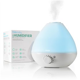Frida Baby Humidificateur 3 en 1 à brume froide pour bébé | Diffuseur + veilleuse