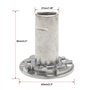 Twowinds - Support Pivotant pour Rétroviseur Compatible avec VW T5 T6 Transporter Amarok - Rétroviseur Gauche ou Droite - 7E1857