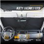 Pare-soleil pliable pour pare-brise de voiture compatible avec Discovery 4 LR4 2004-2016 Pare-soleil pour fenêtre avant de voitu