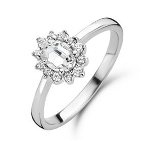 Bague Femme New Bling 9NB-0533-62 Argenté 22