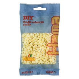 Hama - 207-02 - Loisirs Créatifs - Perles et Bijoux - Sachet 1000 Perles Crème