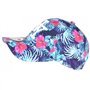 Hip Hop Honour Casquette Enfant Violette Fleurs Roses Tropicales Baseball NY Phuket de 7 a 12 Ans - Taille: Taille Unique - Coul