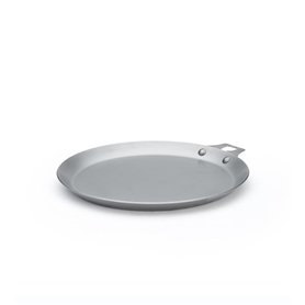 De Buyer - Poêle à crêpes amovible en tôle d'acier MINERAL B - Diamètre 26 cm -