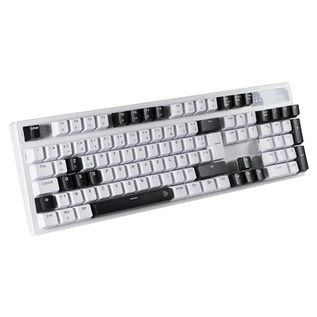 Onlan – CA-350-Yang W – Clavier Gamer étendu – sans Fil Bluetooth & 2.4Ghz- Mécanique Switch Rouge – Anti ghosting Complet N-Key
