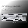 Onlan – CA-350-Yang W – Clavier Gamer étendu – sans Fil Bluetooth & 2.4Ghz- Mécanique Switch Rouge – Anti ghosting Complet N-Key