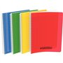Conquérant Cahier Classique A4 Grands Carreaux Seyès 180 Pages Reliure Intégrale Couverture Polypro Coloris Assortis