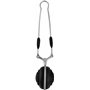 GAULT&MILLAU - Pince à Thé Silicone - Élégante et pratique pour infuser - Résistante à la chaleur - Lot de 1, Noir