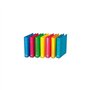 OXFORD Classeur Color Life 17x22cm Dos 40mm 2 Anneaux Ronds Couverture Carte Pelliculée Coloris Assortis