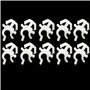 NSFSAYYDSW Clip de Fixation de Tige de Capot, 20 pièces, Clip de Fixation de Tige de Capot de Couvercle de Moteur Compatible for