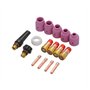 RCBCPLGLNK 16pc Tig Kit de lentille for gaz résistant for la Torche de Soudure WP-17/18/66 TIG Chalumeau Buse de soudage