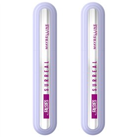 Maybelline New-York - Mascaras Effet Extension de Cils - Longueur & Volume - Tenue 24H - The Falsies Surreal - Noir - Lot de 2 x