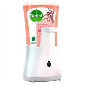 Dettol - No-Touch Distributeur Automatique de Gel Lavant Mains et Sa Recharge Parfum Classique - 250 ml