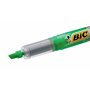 BIC Surligneur "Technolight" Liquid Ink Pointe Biseautée Vert