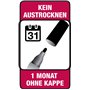 Bic 8209143 Marqueur Permanent Point Rond Bleu