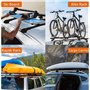 ZXHHXEB Voiture Toit Étagère,pour Land Rover Discovery 3 4 LR3 LR4 2005-2016 Aluminium Croix Barres Balustrade Transporteur, Cha