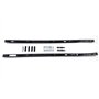 ZXHHXEB Voiture Toit Étagère,pour Land Rover Defender 90 2020 2021 2022 2023 2024 2025 Aluminium Croix Barres Balustrade Transpo