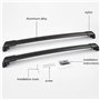 pour Land Rover Discovery 3 4 LR3 LR4 2003-2016 Aluminium Croix Barres Balustrade Transporteur
