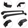 ZXHHXEB Voiture Toit Étagère,pour Land Rover Discovery 3 4 LR3 LR4 2003-2016 Aluminium Croix Barres Balustrade Transporteur, Cha