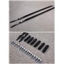 ZXHHXEB Voiture Toit Étagère,pour Land Rover Defender 110 L851 2020 2021 2022 2023 2024 2025 Aluminium Croix Barres Balustrade T