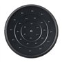 Sitram 716468 Cocotte ronde en fonte émaillée 5,2 litres Ø 28 cm H 10.5 cm - Extérieur Rouge Rubis intérieur Noir - toutes sourc