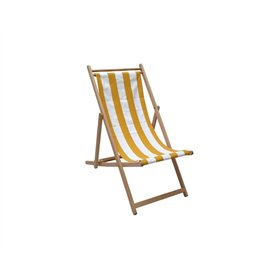 Chaise Longue Jardin Prive Jaune 101 x 56 x 96 cm - Marque : Jardin Prive - EAN : 3113610182152