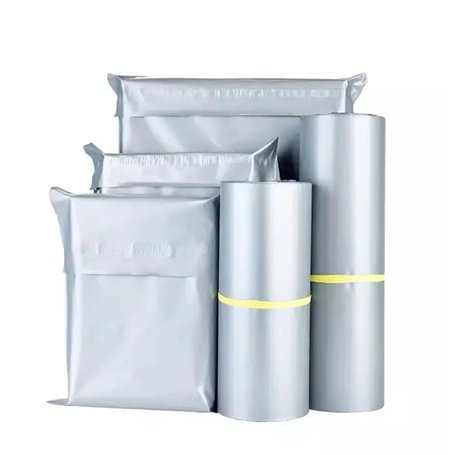 Sacs postaux personnalisés gris argenté