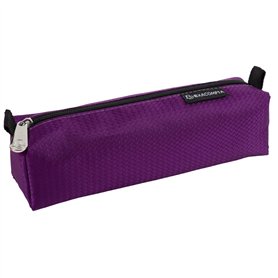 Exacompta - Réf. 52870E - 1 Trousse forme carrée Opak - fabriquée en polyester texturé - doublure en polyester - dimensions 22