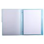 Exacompta - Réf 56170E - 1 trieur Chromaline Pastel - 3 rabats - avec élastiques et fenêtres découpées - couverture et intérieur
