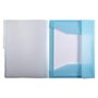 Exacompta - Réf 56170E - 1 trieur Chromaline Pastel - 3 rabats - avec élastiques et fenêtres découpées - couverture et intérieur
