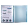 Exacompta - Réf 56170E - 1 trieur Chromaline Pastel - 3 rabats - avec élastiques et fenêtres découpées - couverture et intérieur