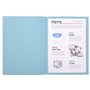 Exacompta - Réf. 420206E - Paquet de 50 chemises semi-rigides Forever® 170 g/m2 - chemises 100% recyclées et certifiées Ange Ble