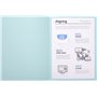 Exacompta - Réf. 420206E - Paquet de 50 chemises semi-rigides Forever® 170 g/m2 - chemises 100% recyclées et certifiées Ange Ble