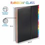 Viquel Rainbow Class - Trieur 36 positions - Pochette extensible pour classer et transporter des documents - Trieur accordéon po