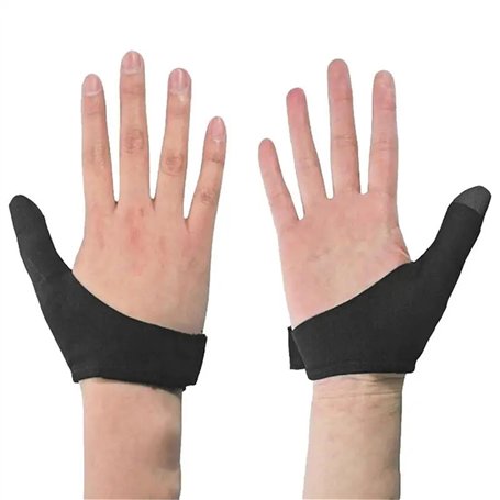 JBJYGSG 1 Paire Unisexe Bowling Pouce Gant quilleurs Doigt économiseur Gant de Protection Bowling Exercice Sport entraînement éq