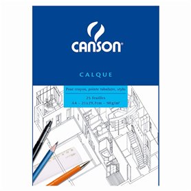 Canson Bloc Papier calque A4 21 x 29