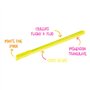 Maped - Feutres Graph'Peps NEON - Stylos Feutres Pointe Fine 0,4 mm - Pointe Douce et Résistante - Confort d'Écriture et Dessin 