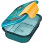 MAPED - Boîte Repas Ecozen 900ml Jungle Fever - Hermétique et Durable - Ouverture Facile avec Clip Fluo - Passe au Micro-Ondes e