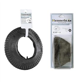 ENSEMBLE PNEU ET CHAMBRE À AIR HAEMMERLIN Ø 400 MM - 309003201
