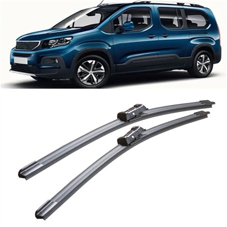 ZXBL Balais d'essuie-Glace Voiture pour Peugeot Rifter 2018-2020 26"+17"
