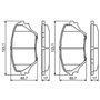Bosch BP430 - Plaquettes de Frein Avant pour Voiture - Qualité Bosch - Réduction du Bruit et de la Poussière - Certifié ECE-R90 