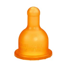 dBb Remond Super-tétine 2ème âge antiaérophagique en caoutchouc – Tétine à débit constant spéciale pour lait épais