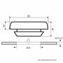 Obturateur Hayon et Porte pour Véhicules Renault/Peugeot/Citroën/Fiat, 20.5mm, Lot de 20