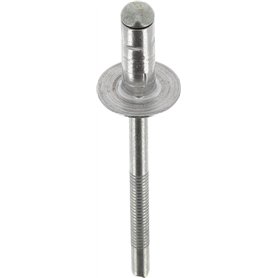 Restagraf - Rivet Tête Large Multi-Serrage Aluminium & Tige Acier - Compatible avec Mercedes