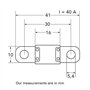 Restagraf - Fusible Midi pour Automobile - Puissance 40 A - 58 V - Réf. 225079 - Blister de 1