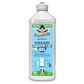 Paulette - Vinaigre Ménager en Gel Fleur de Pomme Concentré 14° - Nettoyant Détartrant Multi-Surfaces - Authentique