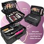 YGSGJSP Organisateur de Vernis à Ongles Trousse de Maquillage Professionnelle Extra Large, Trousse de Maquillage à 3 Couches, bo