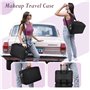 YGSGJSP Organisateur de Vernis à Ongles Trousse de Maquillage Professionnelle Extra Large, Trousse de Maquillage à 3 Couches, bo