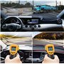 CaoYH Voiture Tapis Tableau Bord pour Peugeot 3008 5008 GT Line 2016-2021 2022 2023 Tableau Couverture Protection Solaire Antidé